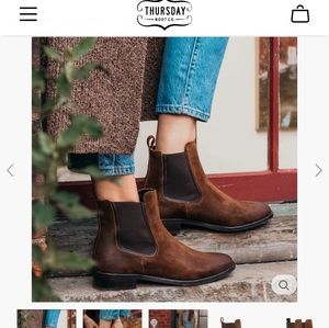 Thursday Boot Duchess Chelsea Suede Boots
